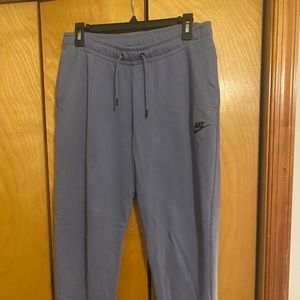 Nike purple cuffed joggers